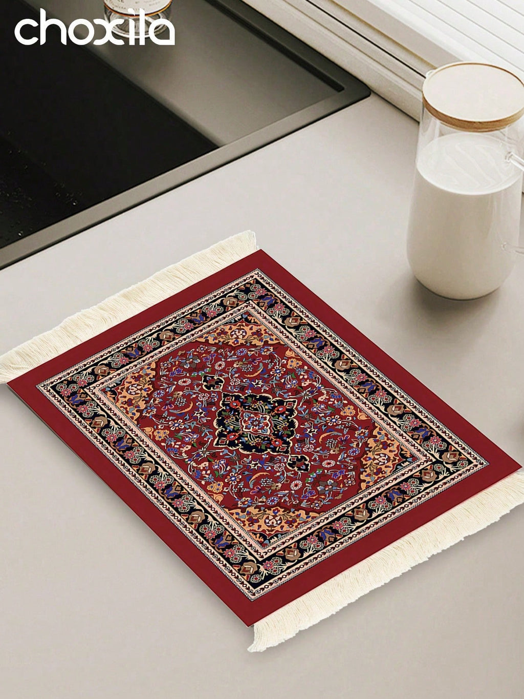 choxila وسادة قهوة، وسادة قهوة، حصيرة V02، أداة V02، وسادة قهوة مضادة للانزلاق ومضادة للرطوبة، حصيرة قهوة قطرة اليد، رواسب فنجان القهوة، أدوات القهوة، وسادة قهوة متعددة الأغراض