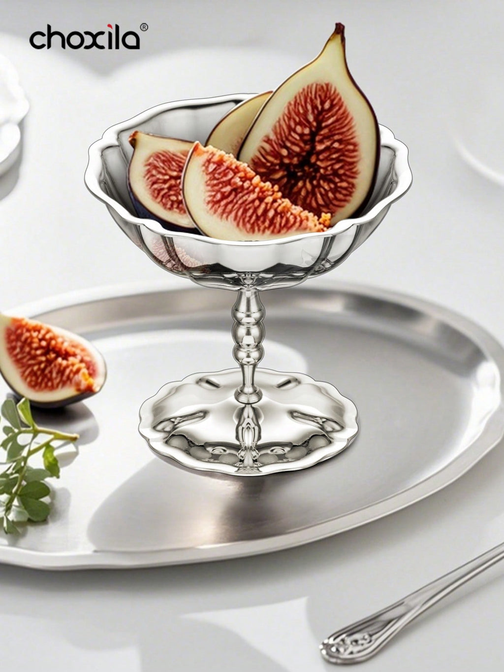 choxila 1 Set Dessert Plate, Vegetable Bowl, Stainless Steel Ice Cream Cup, Tray, Pudding Dessert Cup, Cute Dinnerware Plate, Tray, Candle Holder, Essential For Back To School Season