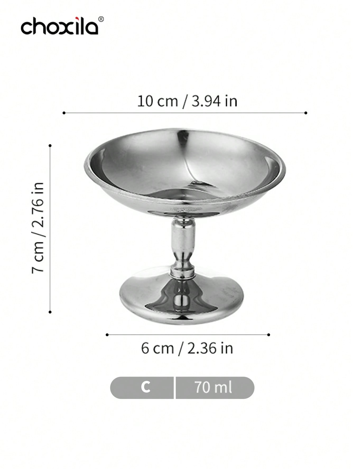 طقم شوكسيلا مكون من طبق حلوى، وعاء خضار، كوب آيس كريم من الفولاذ المقاوم للصدأ، صينية، كوب حلوى بودنغ، طبق عشاء أنيق، صينية، حامل شموع، ضروري لموسم العودة إلى المدرسة