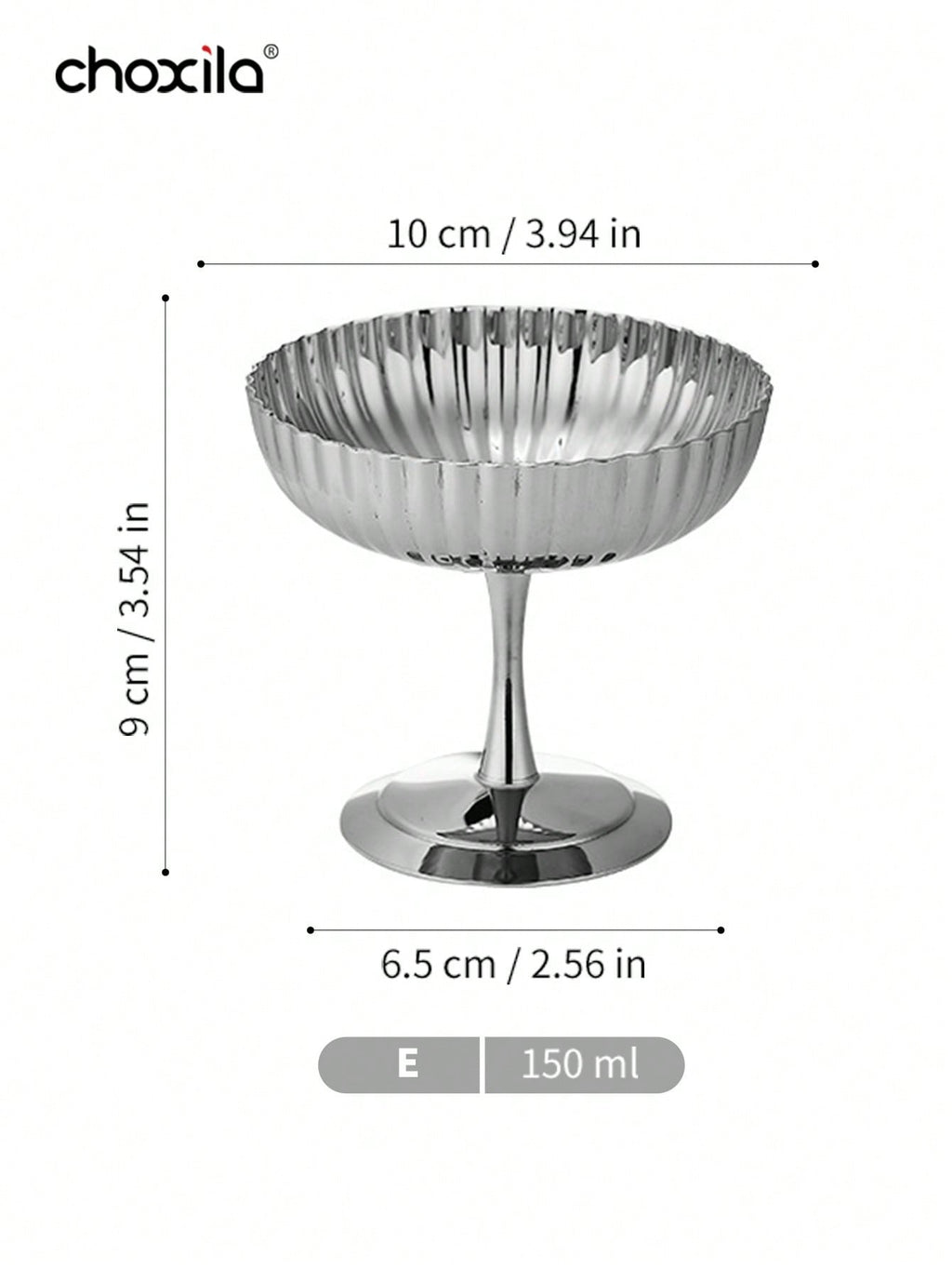 choxila 1 Set Dessert Plate, Vegetable Bowl, Stainless Steel Ice Cream Cup, Tray, Pudding Dessert Cup, Cute Dinnerware Plate, Tray, Candle Holder, Essential For Back To School Season