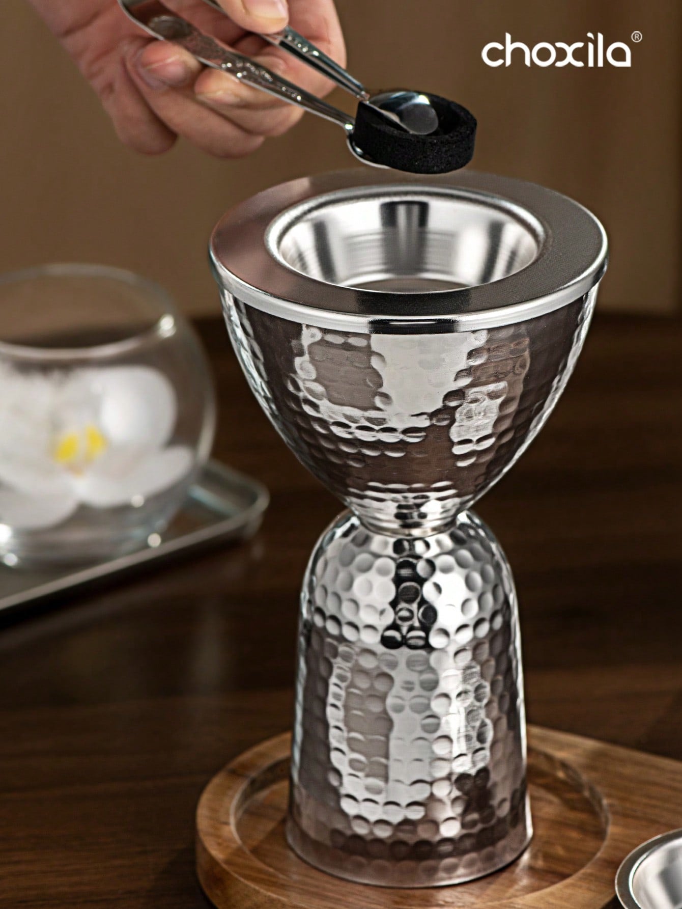 choxila زجاجة أريج بهيكل حديدي بسيط وأنيق قطعة واحدة، مناسبة للمنزل ديكور ، غرف النوم ، الصالات ، المكاتب ، أماكن اليوجا والحفلات ، هدايا المناسبات