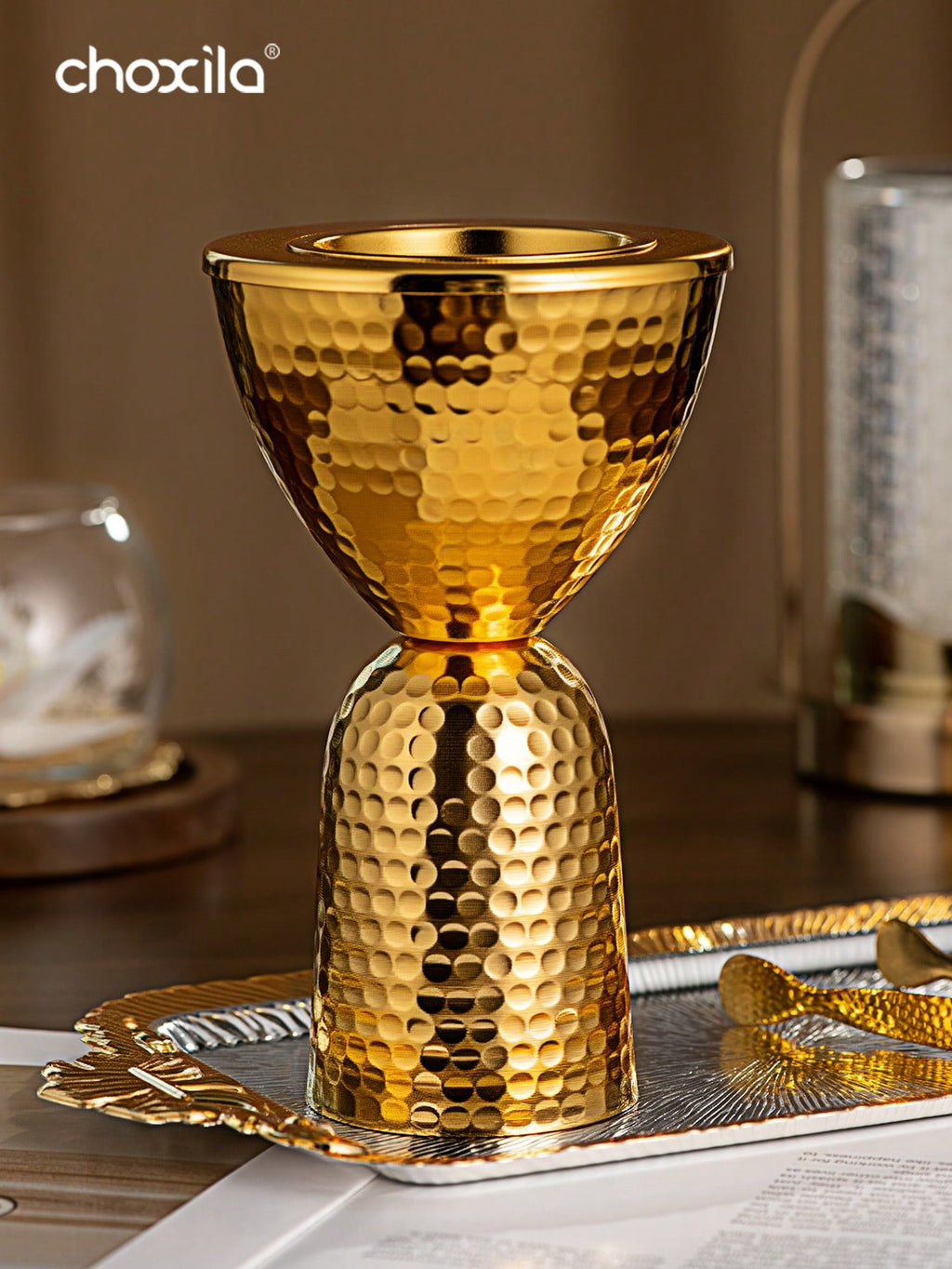 choxila زجاجة أريج بهيكل حديدي بسيط وأنيق قطعة واحدة، مناسبة للمنزل ديكور ، غرف النوم ، الصالات ، المكاتب ، أماكن اليوجا والحفلات ، هدايا المناسبات