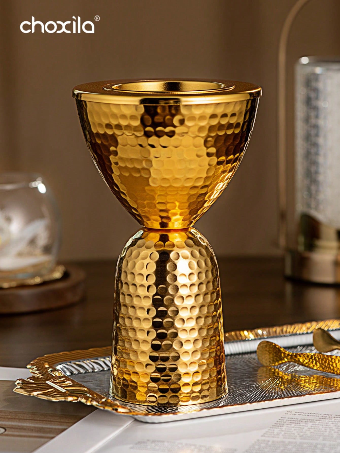 choxila زجاجة أريج بهيكل حديدي بسيط وأنيق قطعة واحدة، مناسبة للمنزل ديكور ، غرف النوم ، الصالات ، المكاتب ، أماكن اليوجا والحفلات ، هدايا المناسبات