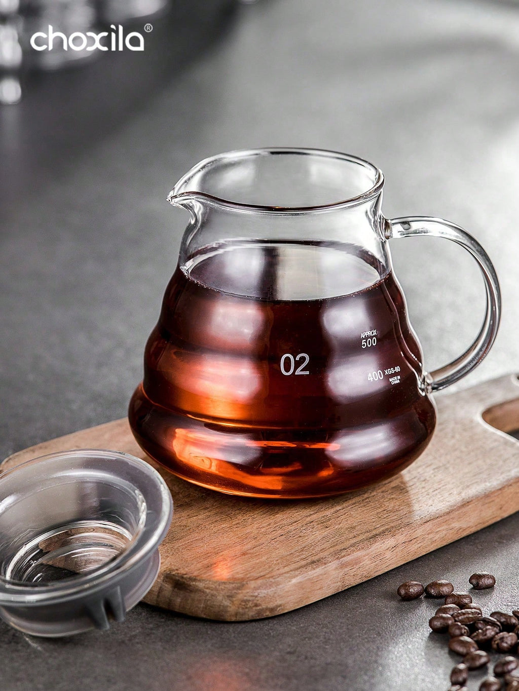 choxila 9 قطعة/مجموعة طقم تحضير القهوة مع حقيبة سفر محمولة - طقم صب القهوة، هدية صانع القهوة المقطرة للمحبين للقهوة، إناء سعة 850 مل كبيرة، مثالي للتخييم والسفر