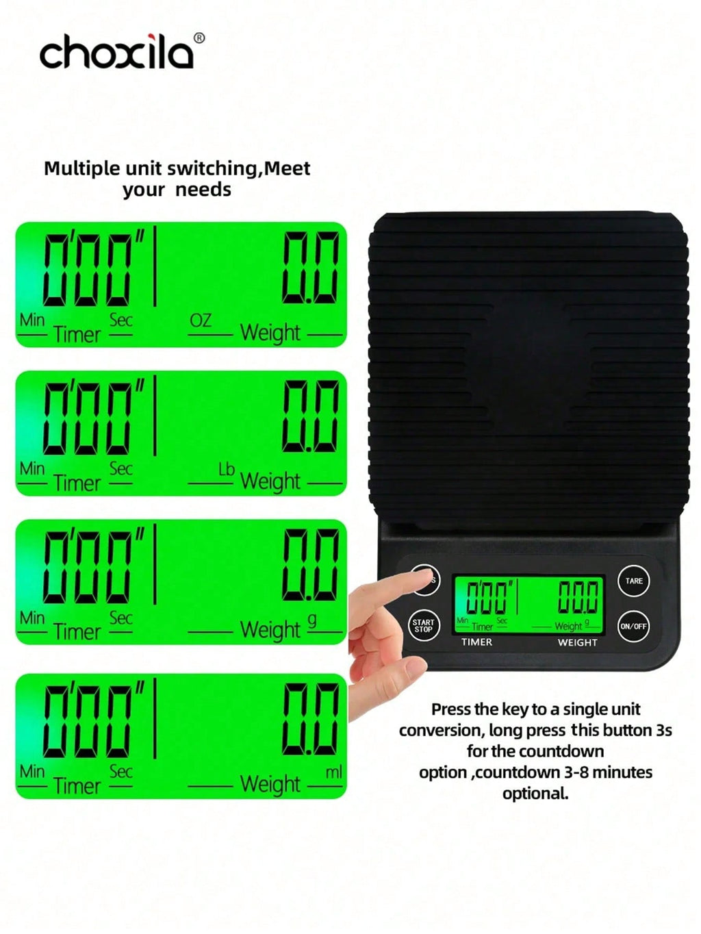 choxila 9 قطعة/مجموعة طقم تحضير القهوة مع حقيبة سفر محمولة - طقم صب القهوة، هدية صانع القهوة المقطرة للمحبين للقهوة، إناء سعة 850 مل كبيرة، مثالي للتخييم والسفر