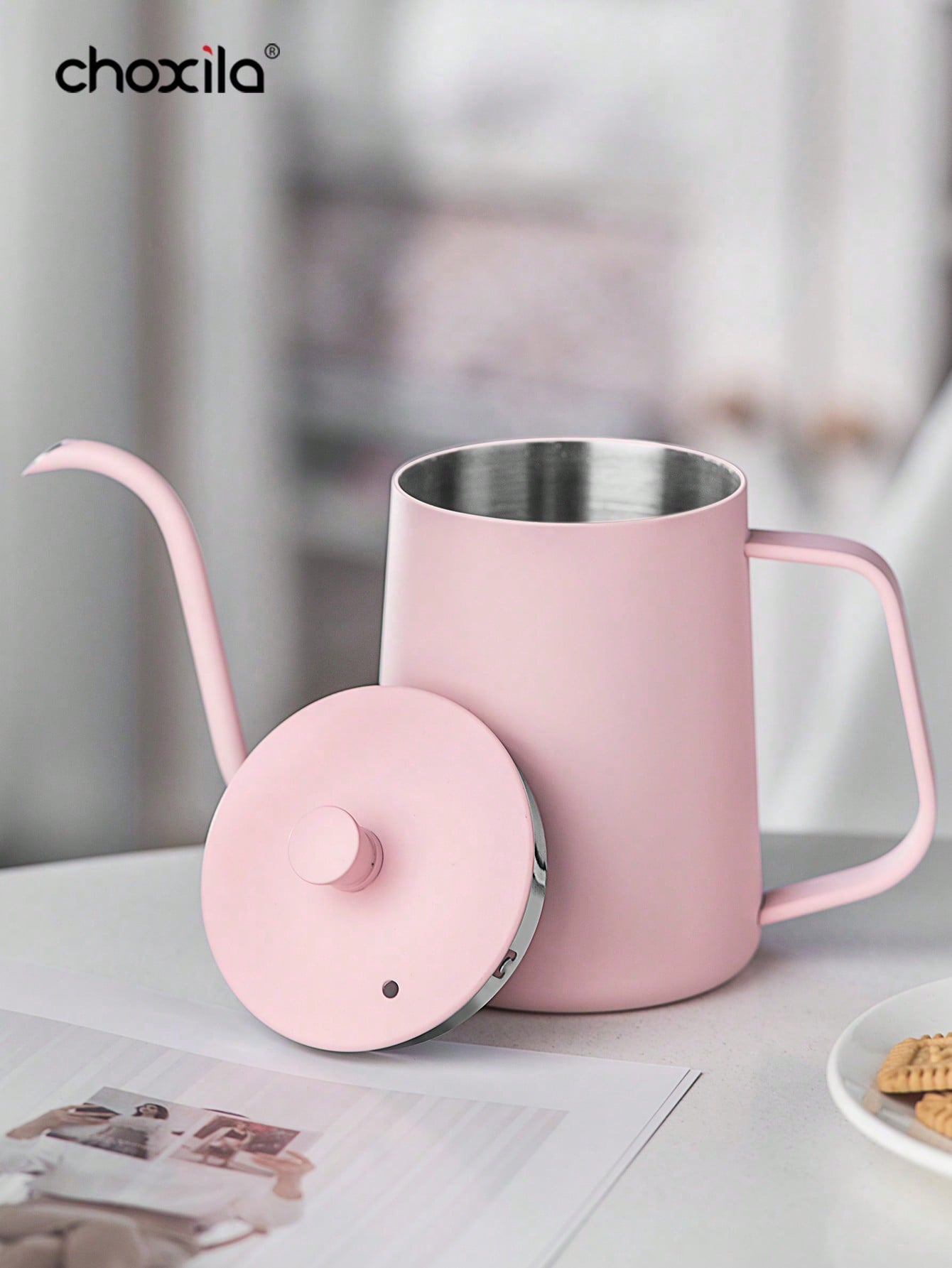 13pcs/Set Pink Pour Over Coffee Set, Hand Drip Coffee Maker Kit, V02 Coffee Set (2-4 Cups), Valentine's Day Gift,  Coffee Accessories, For Afternoon Tea, Home & Parties