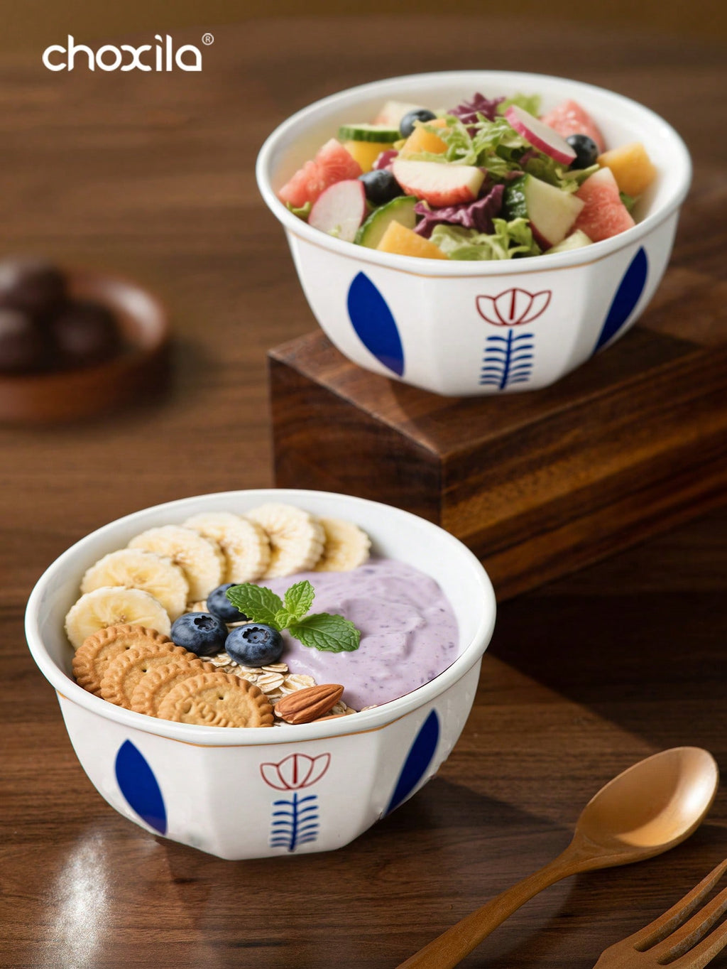 choxila 1 قطعة أطباق حلويات، أكواب حلويات، بأنماط أسلوب الشرق الأوسط (بأنماط الزهور أو أشجار جوز الهند)، صواني تقديم، صواني لوضع الوجبات الخفيفة والفواكه على طاولات غرف المعيشة، صواني عالية الجودة، مناسبة لتجمعات العائلة، وتناول الشاي بعد الظهر، وغرف النو