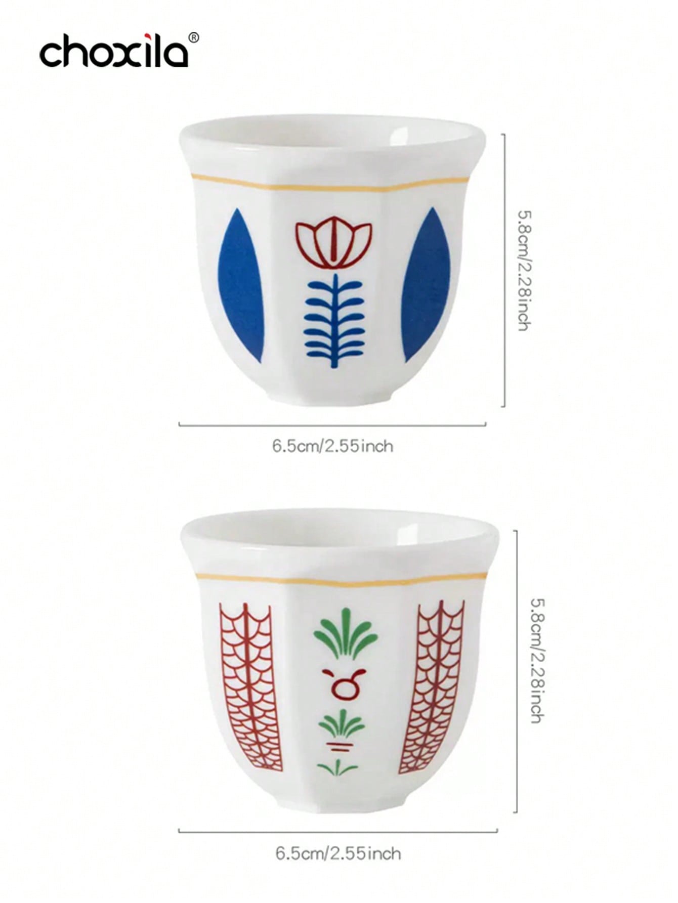 choxila 1 قطعة أطباق حلويات، أكواب حلويات، بأنماط أسلوب الشرق الأوسط (بأنماط الزهور أو أشجار جوز الهند)، صواني تقديم، صواني لوضع الوجبات الخفيفة والفواكه على طاولات غرف المعيشة، صواني عالية الجودة، مناسبة لتجمعات العائلة، وتناول الشاي بعد الظهر، وغرف النو