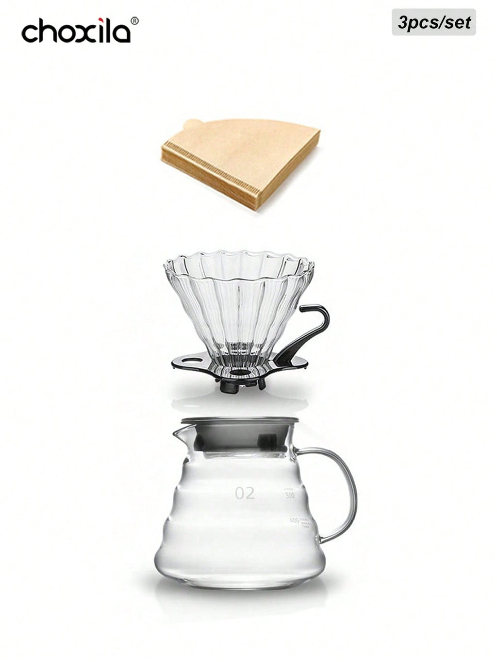 choxila 13 قطعة مجموعة قهوة بالتنقيط مع صندوق تخزين، تشمل مصفاة القهوة، إبريق القهوة، فلاتر القهوة، مطحنة، أكواب قهوة، ميزان رقمي، ملعقة قهوة، فرشاة تنظيف. هدية مثالية لعشاق القهوة والعائلات وهواة القهوة. مناسبة للمنزل والمقهى والتخييم والمكتب وركن القهوة