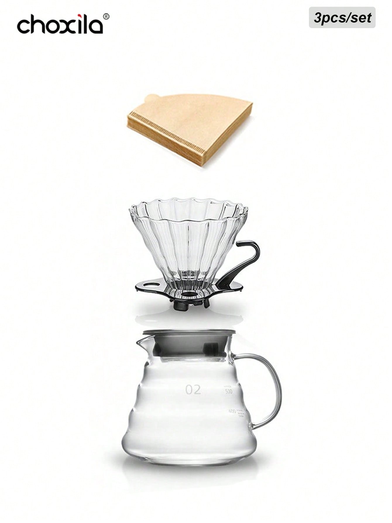 choxila 13 قطعة مجموعة قهوة بالتنقيط مع صندوق تخزين، تشمل مصفاة القهوة، إبريق القهوة، فلاتر القهوة، مطحنة، أكواب قهوة، ميزان رقمي، ملعقة قهوة، فرشاة تنظيف. هدية مثالية لعشاق القهوة والعائلات وهواة القهوة. مناسبة للمنزل والمقهى والتخييم والمكتب وركن القهوة