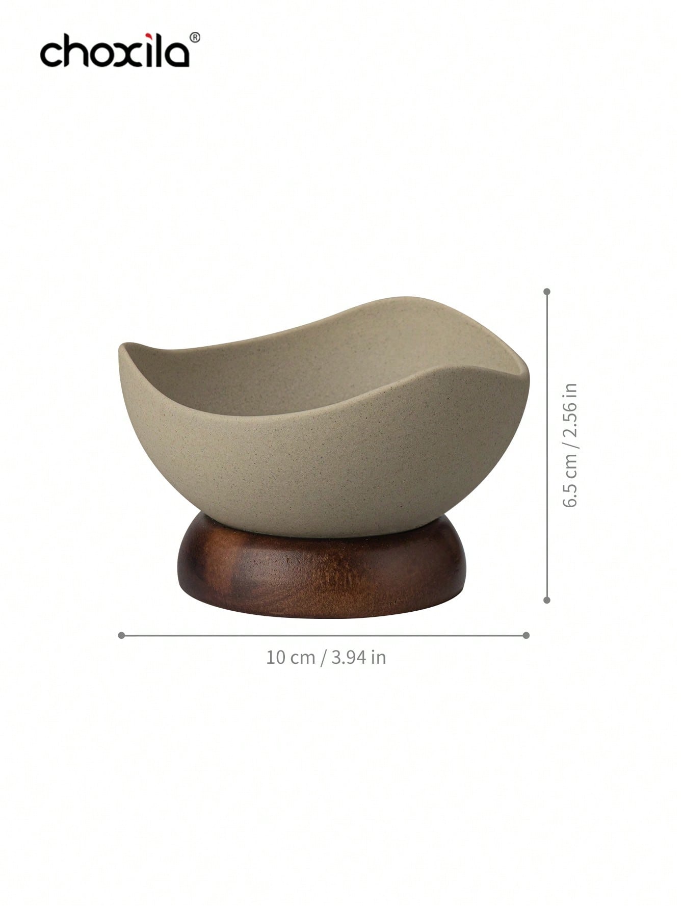 choxila 1 طبق حلوى رجعي مع قاعدة خشبية قوية، وأطباق المكسرات والوجبات الخفيفة والحلوى والمجوهرات والخضروات والفواكه والسلطات واللبن والمكونات الصغيرة، كوب حلوى إبداعي، وعاء حلوى متعدد الاستخدامات قابل لإعادة الاستخدام للمنزل والمطعم والمطبخ والتخييم ورمضا