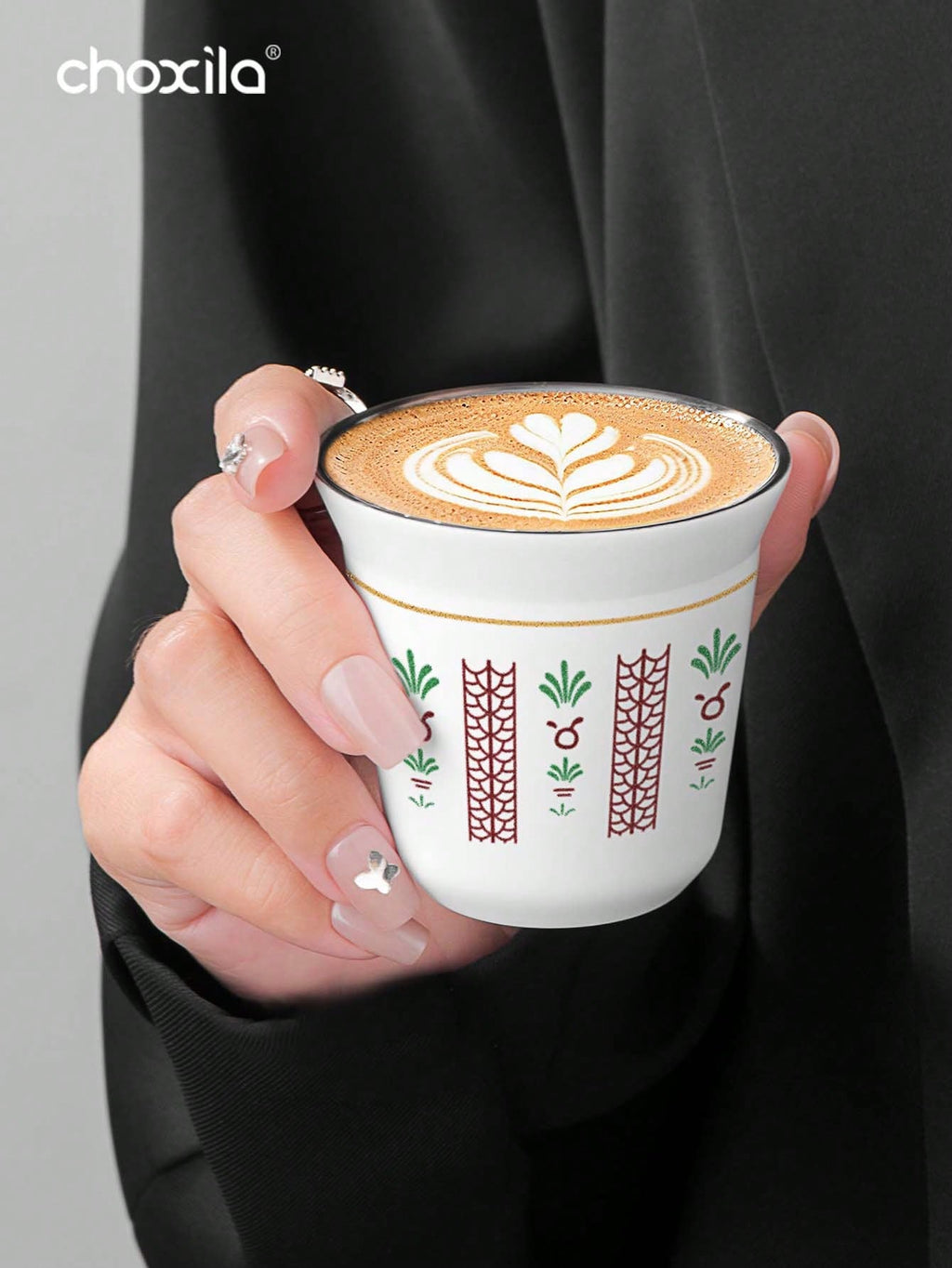 choxila 1 قطعة إبريق فراغي من الفولاذ المقاوم للصدأ، إبريق شاي معزول بمصفاة، إبريق شاي على الطراز السعودي، إبريق ماء، إبريق قهوة، إبريق فراغي مزدوج الجدران للحفلات/المنزل/المكتب/هدايا رمضان