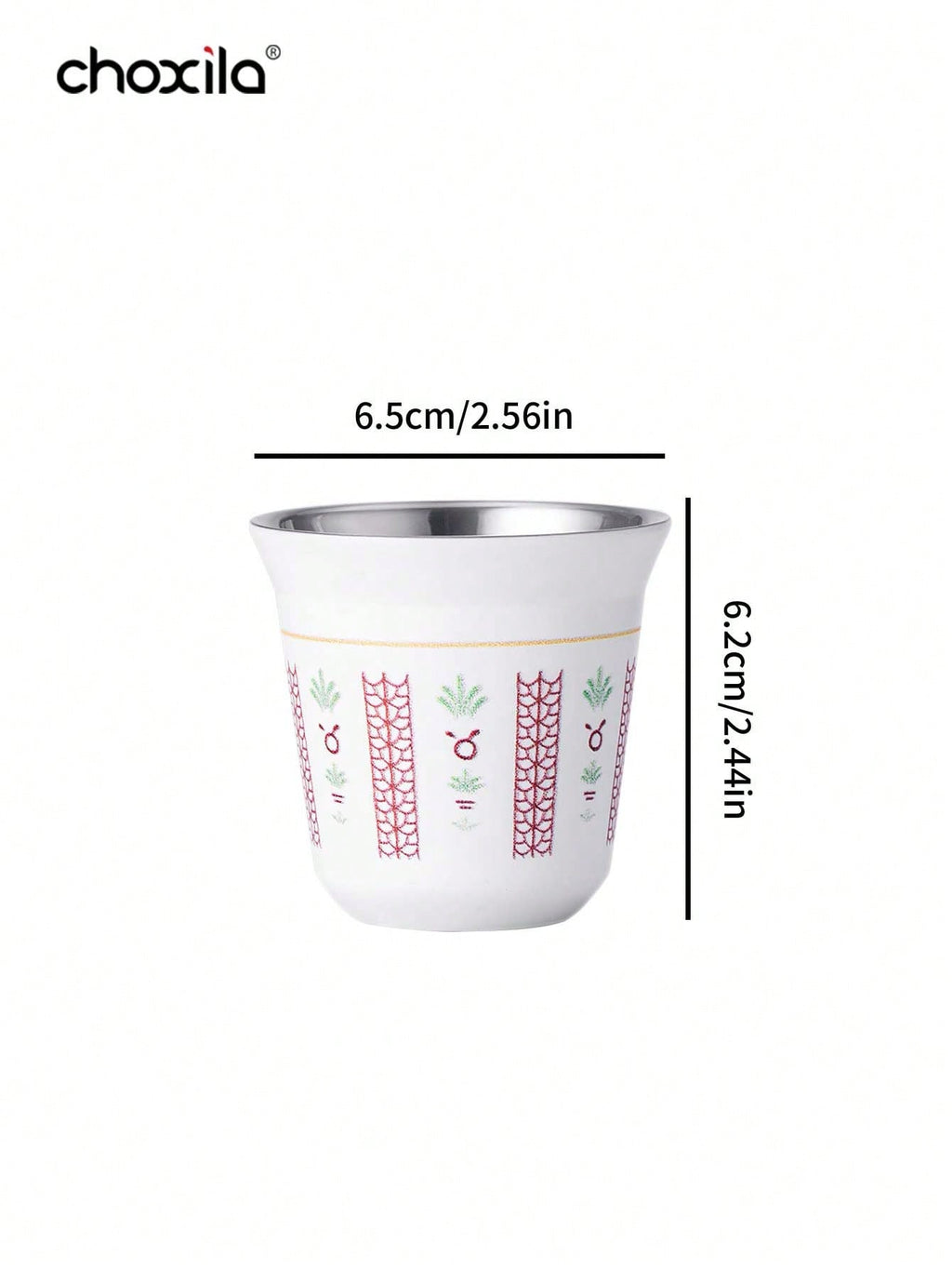 choxila 1 قطعة إبريق فراغي من الفولاذ المقاوم للصدأ، إبريق شاي معزول بمصفاة، إبريق شاي على الطراز السعودي، إبريق ماء، إبريق قهوة، إبريق فراغي مزدوج الجدران للحفلات/المنزل/المكتب/هدايا رمضان