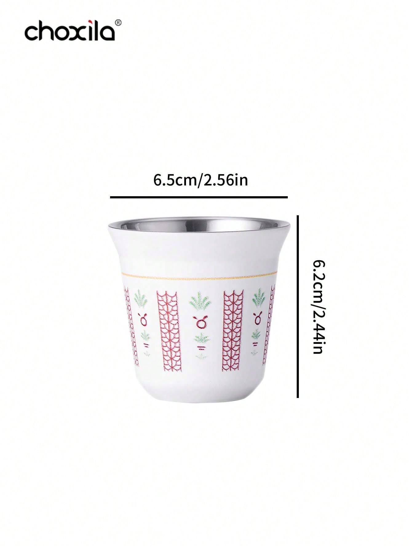 choxila 1 قطعة إبريق فراغي من الفولاذ المقاوم للصدأ، إبريق شاي معزول بمصفاة، إبريق شاي على الطراز السعودي، إبريق ماء، إبريق قهوة، إبريق فراغي مزدوج الجدران للحفلات/المنزل/المكتب/هدايا رمضان