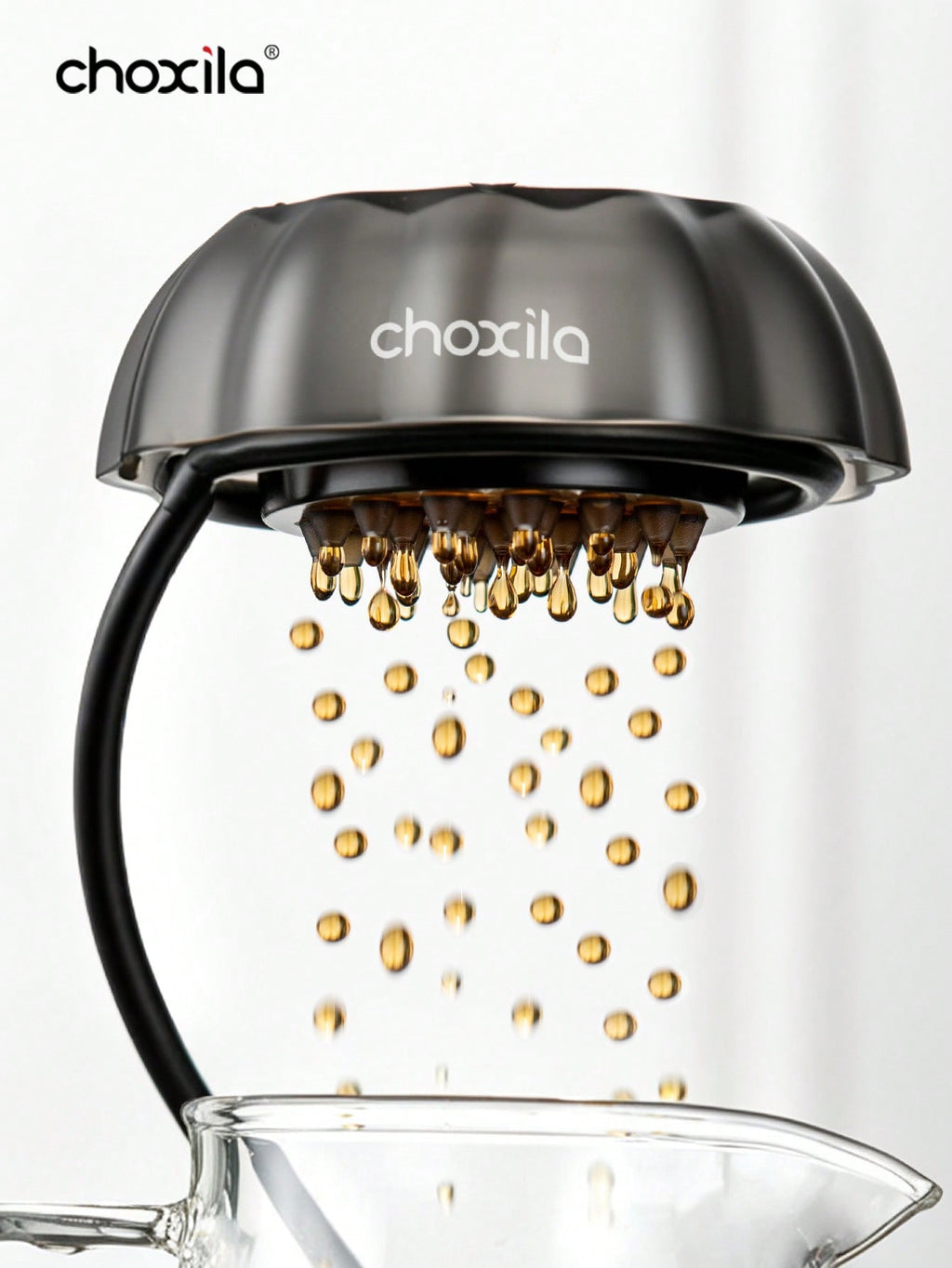 1个咖啡雨冲煮滴滤器，塑料手冲滤网均匀萃取，适合初学者的独特咖啡制作工具，完美适用于精品咖啡和居家冲煮